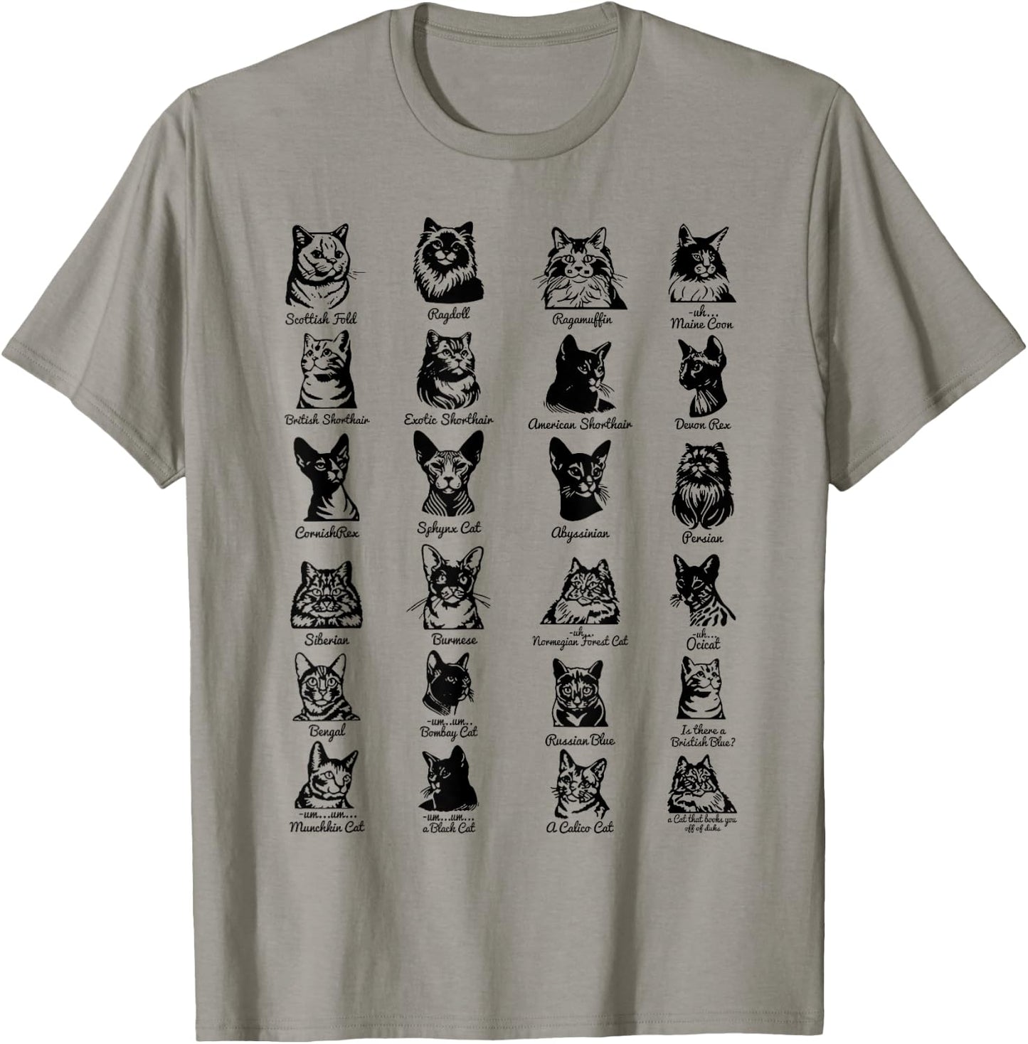 Vintage Cat Breeds Women T-Shirt - T-Shirt | Sand