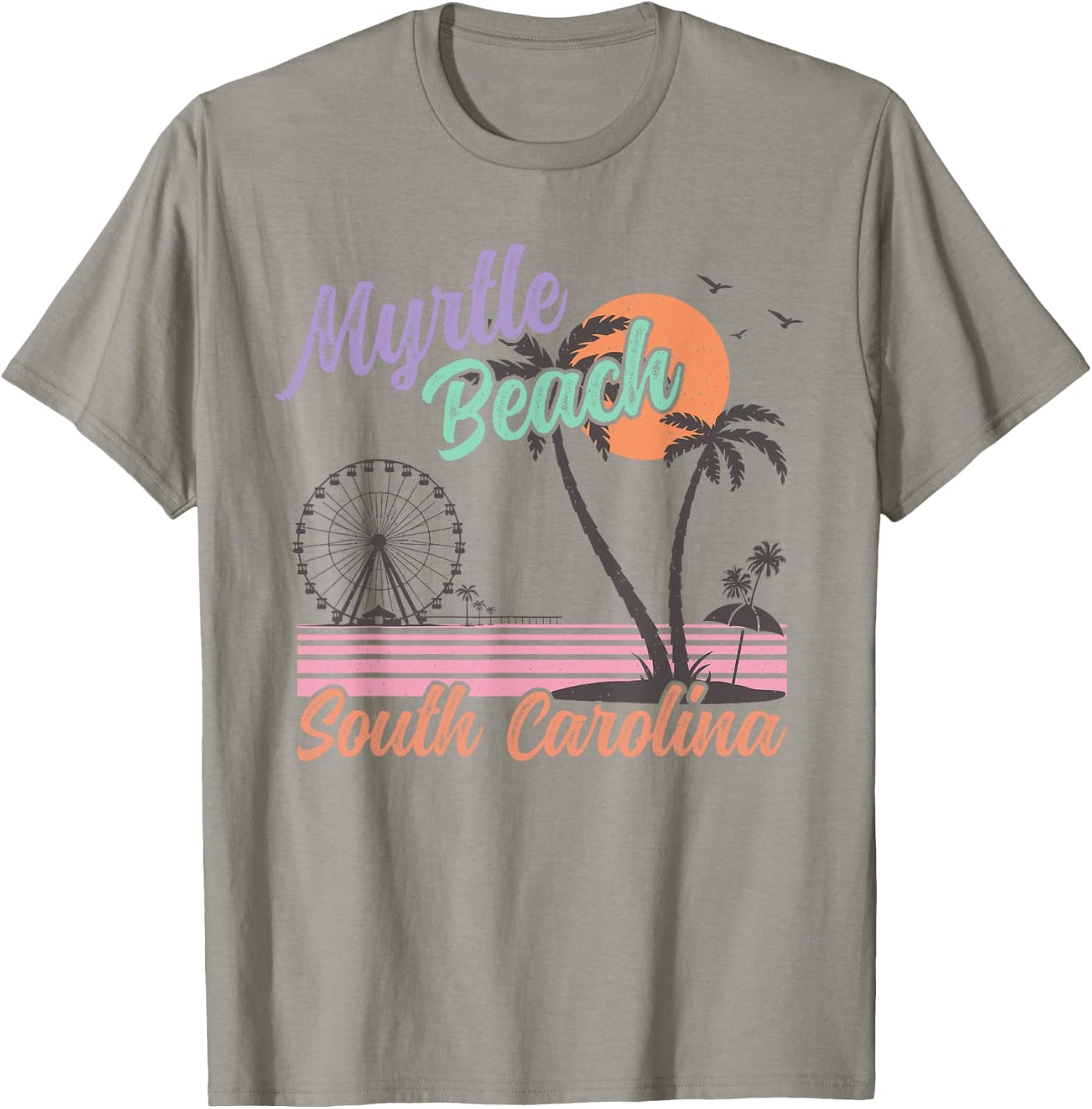 Vintage Myrtle Beach South Carolina Souvenir T-Shirt - T-Shirt | Sand