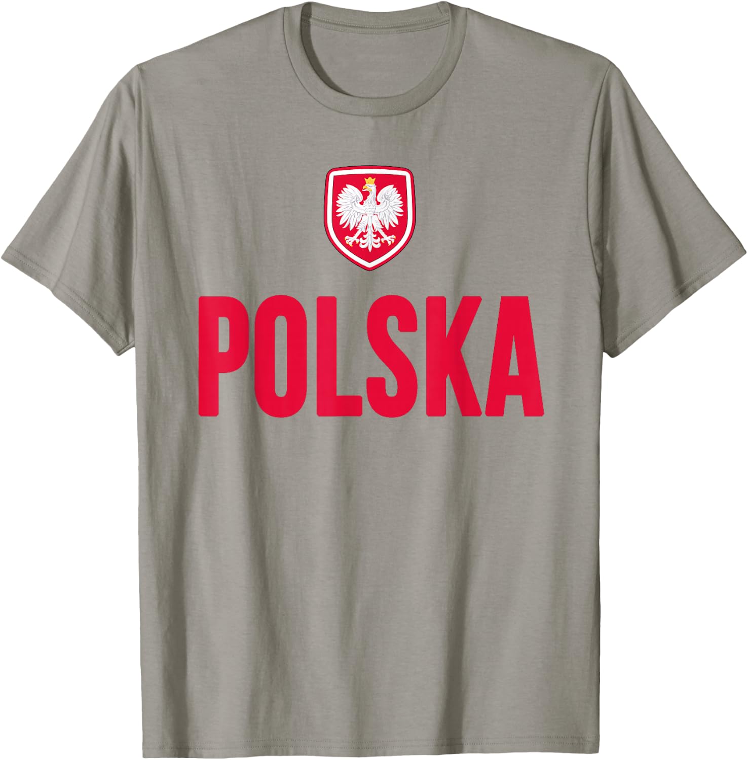 Poland Polska Polish Flag Souvenir Gift Love T-Shirt - T-Shirt | Sand