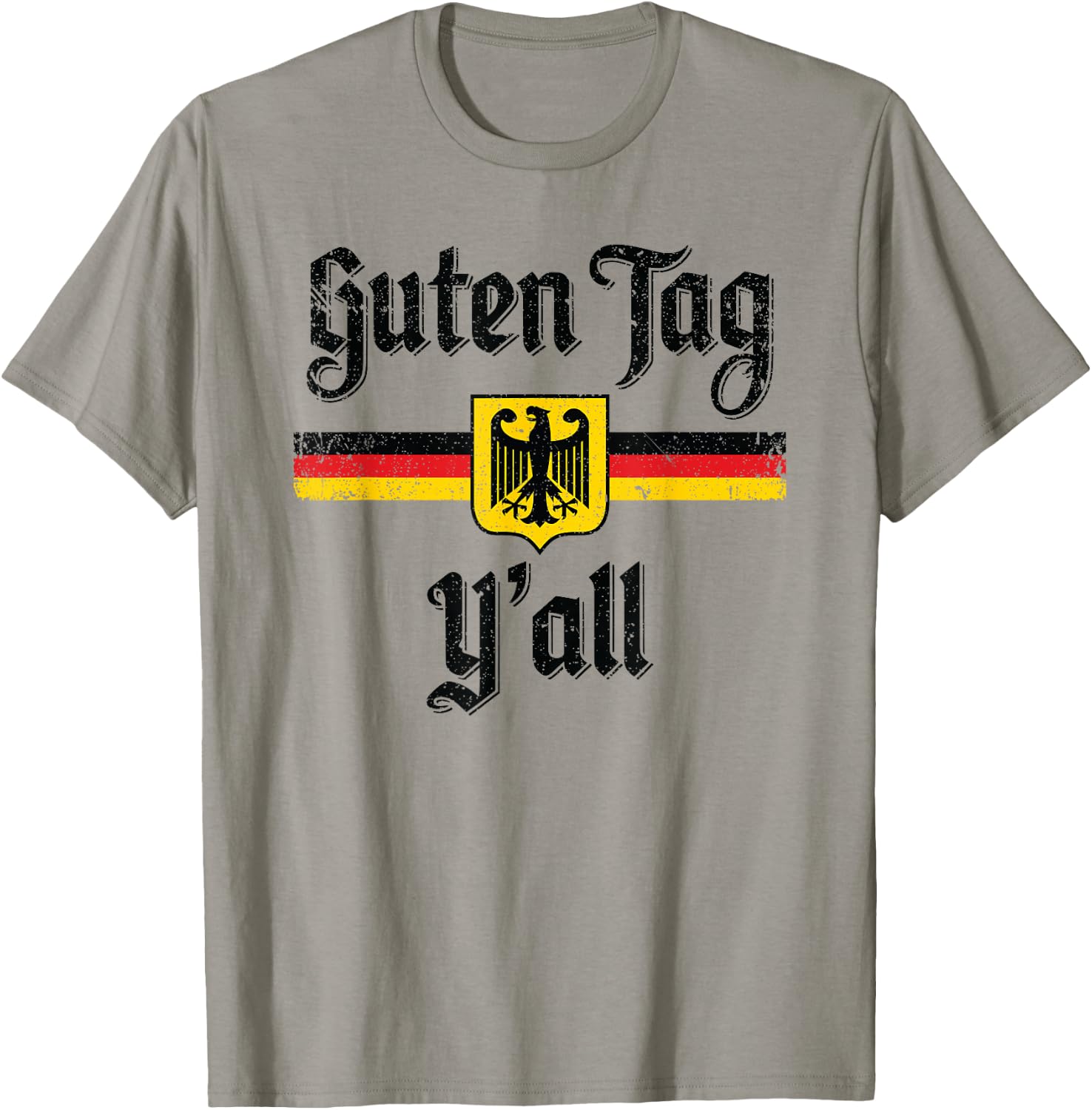 Oktoberfest German Flag Guten Tag Y'all T-Shirt - T-Shirt | Sand