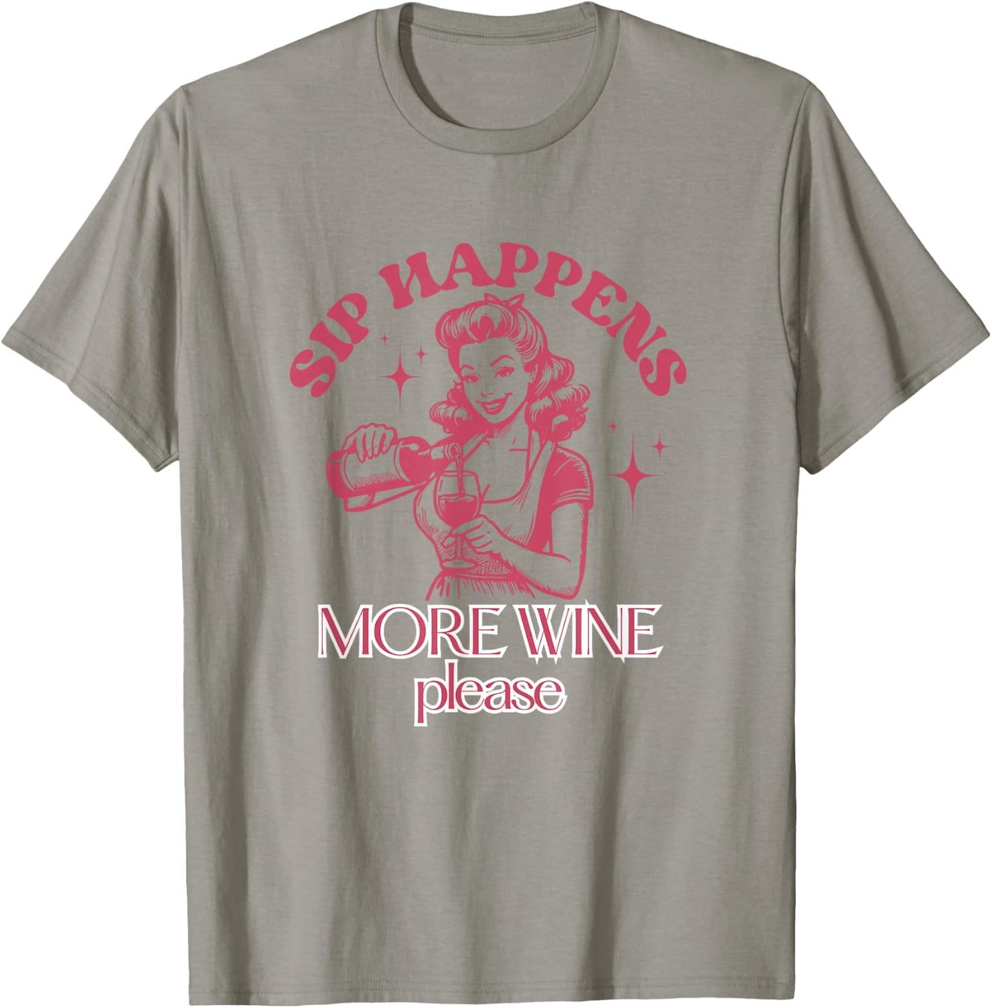 Red & White Wine Tasting - Wine T-Shirt - T-Shirt | Sand