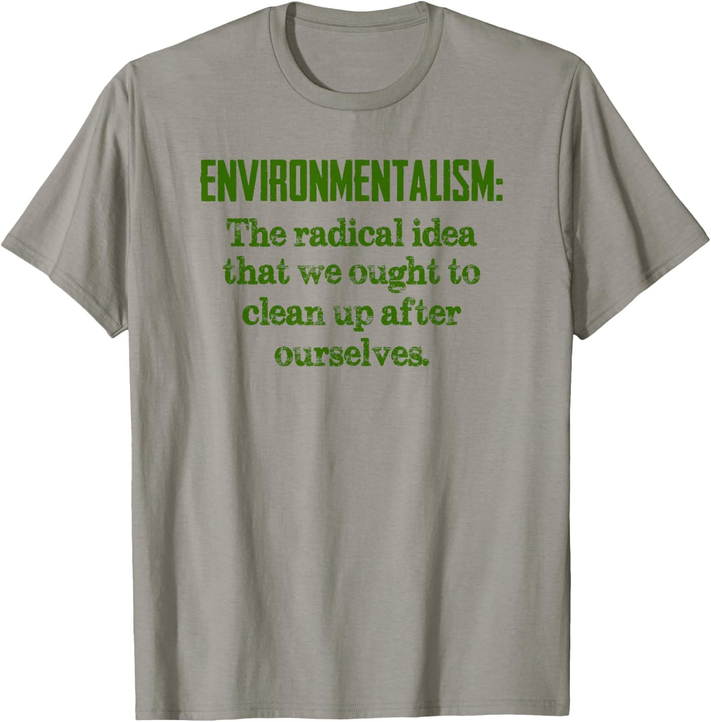 Environmentalism Definition for Environmentalist and Earth T-Shirt - T-Shirt | Sand