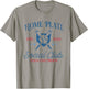 Vintage Baseball Home Plate Social Club T-Shirt - T-Shirt | Sand