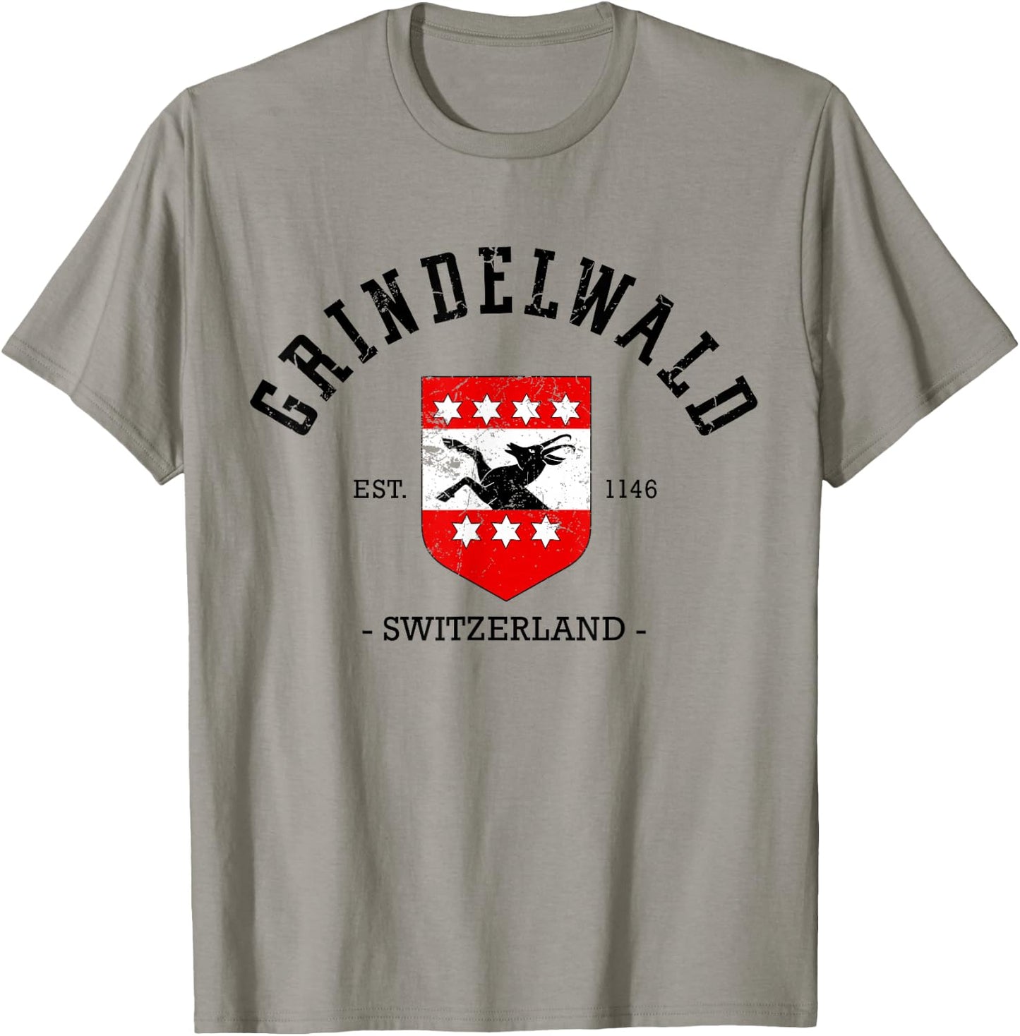 Grindelwald Switzerland Girls Trip Vacation Travel Souvenir T-Shirt - T-Shirt | Sand