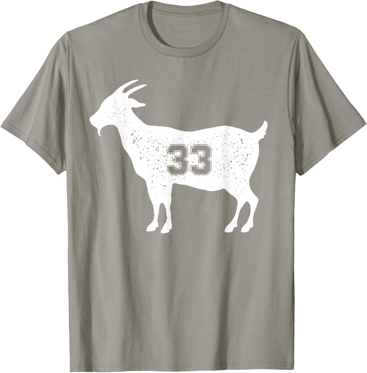Vintage Distressed Goat 33 Apparel Goat 33 T-Shirt - T-Shirt | Sand