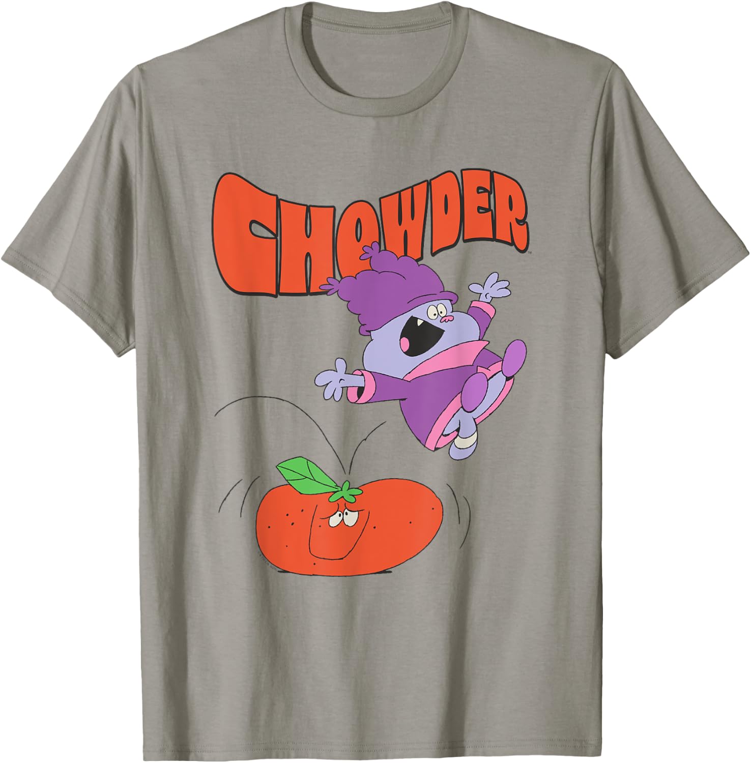 Chowder Jumping Cartoon Network T-Shirt - T-Shirt | Sand