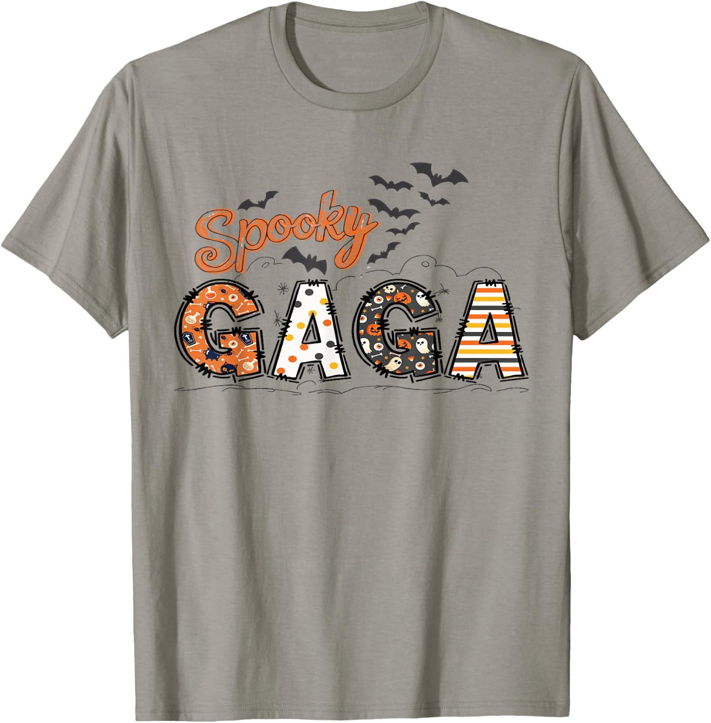 Spooky Gaga Halloween Gaga Life Family Matching T-Shirt - T-Shirt | Sand