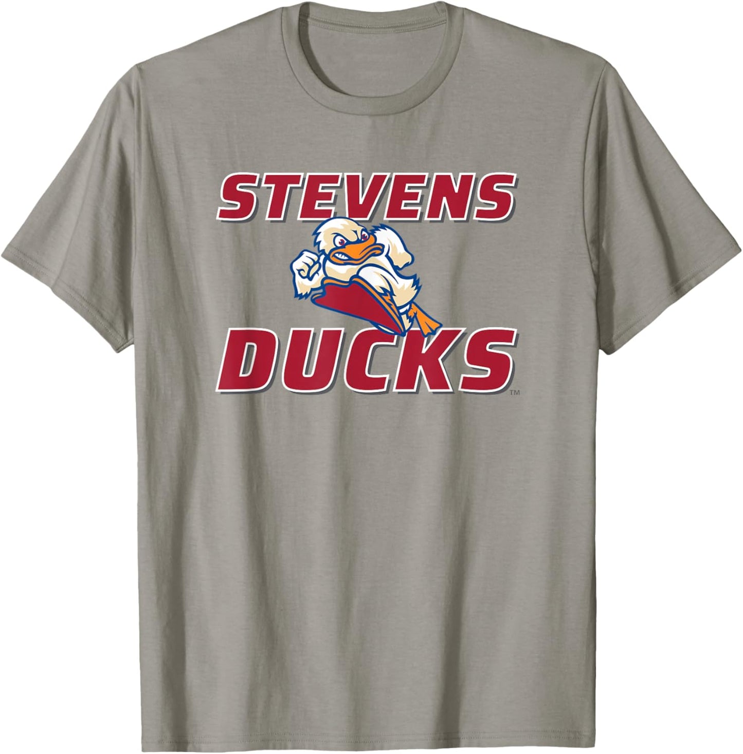 Stevens Institute of Technology Stevens Ducks Logo T-Shirt - T-Shirt | Sand