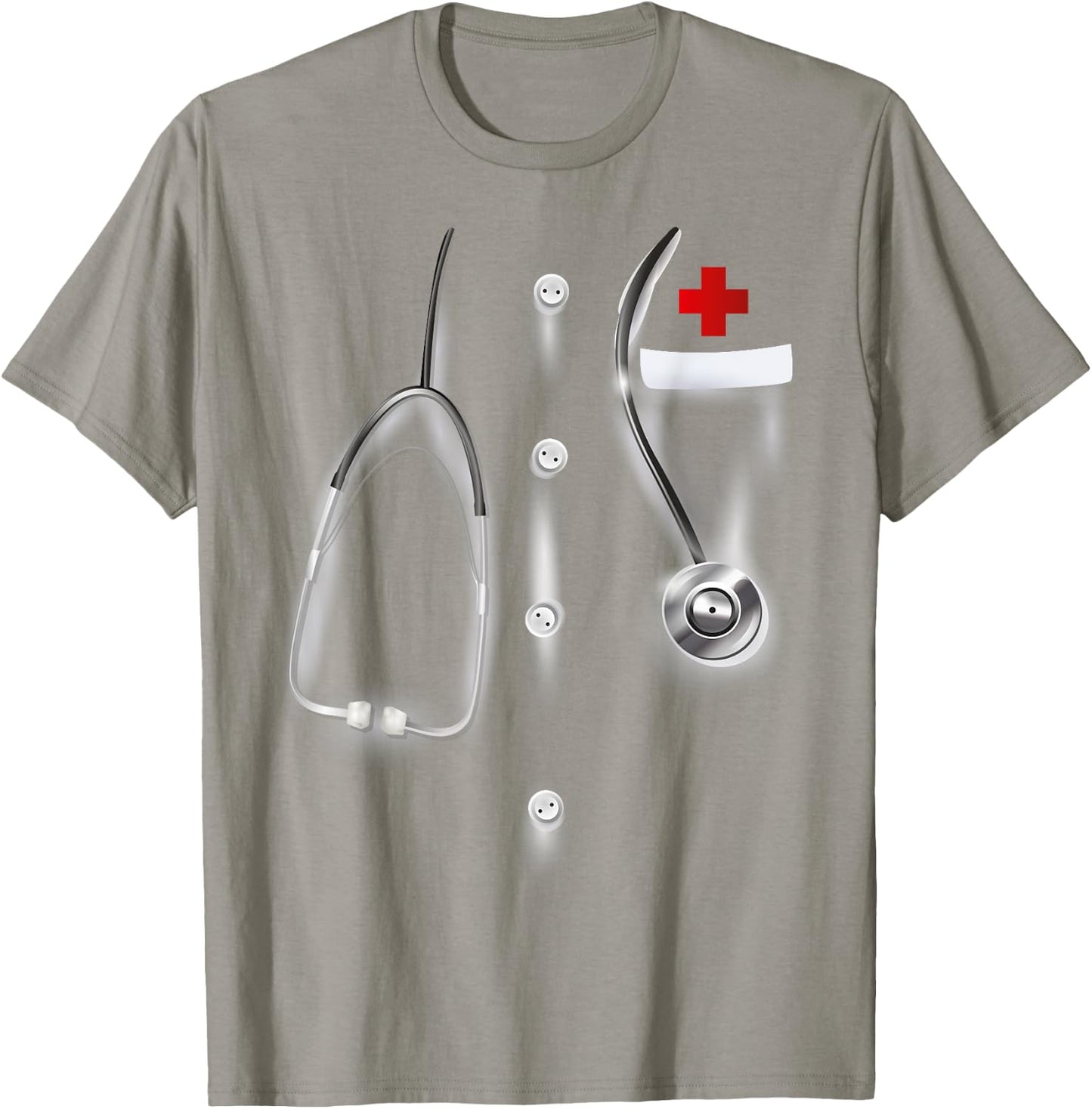 Halloween Doctor Lab Coat Costume Man Woman Kids T-Shirt - T-Shirt | Sand