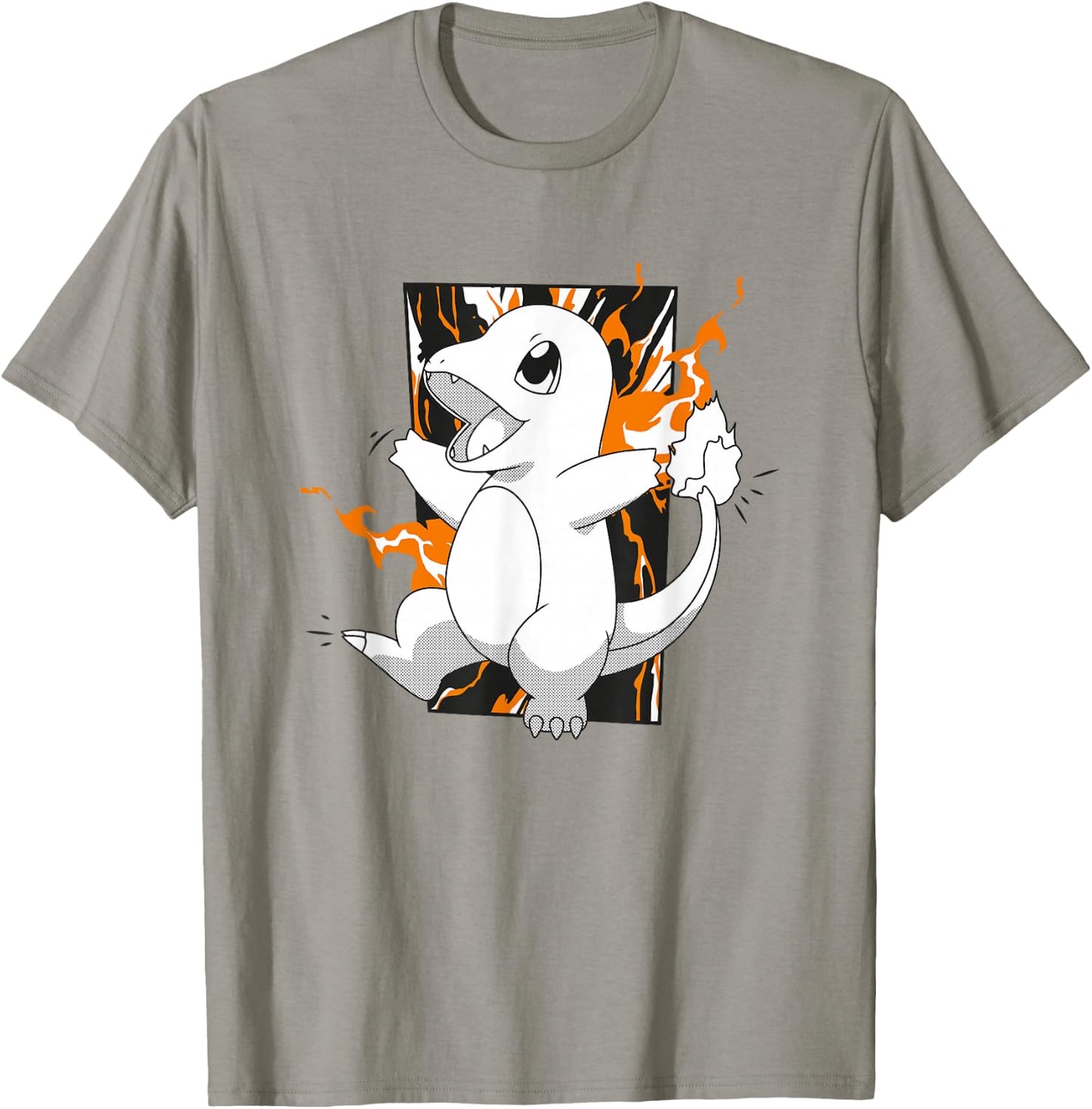 Pokémon Charmander Full Of Joy Fiery Shot Vintage T-Shirt - T-Shirt | Sand