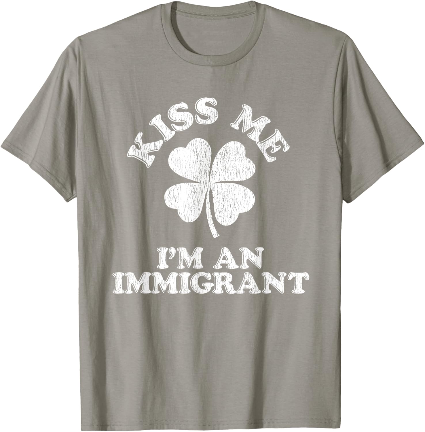 Kiss Me I'm an Immigrant T-Shirt - T-Shirt | Sand