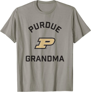 Purdue University Boilermakers Arched Grandma T-Shirt - T-Shirt | Sand