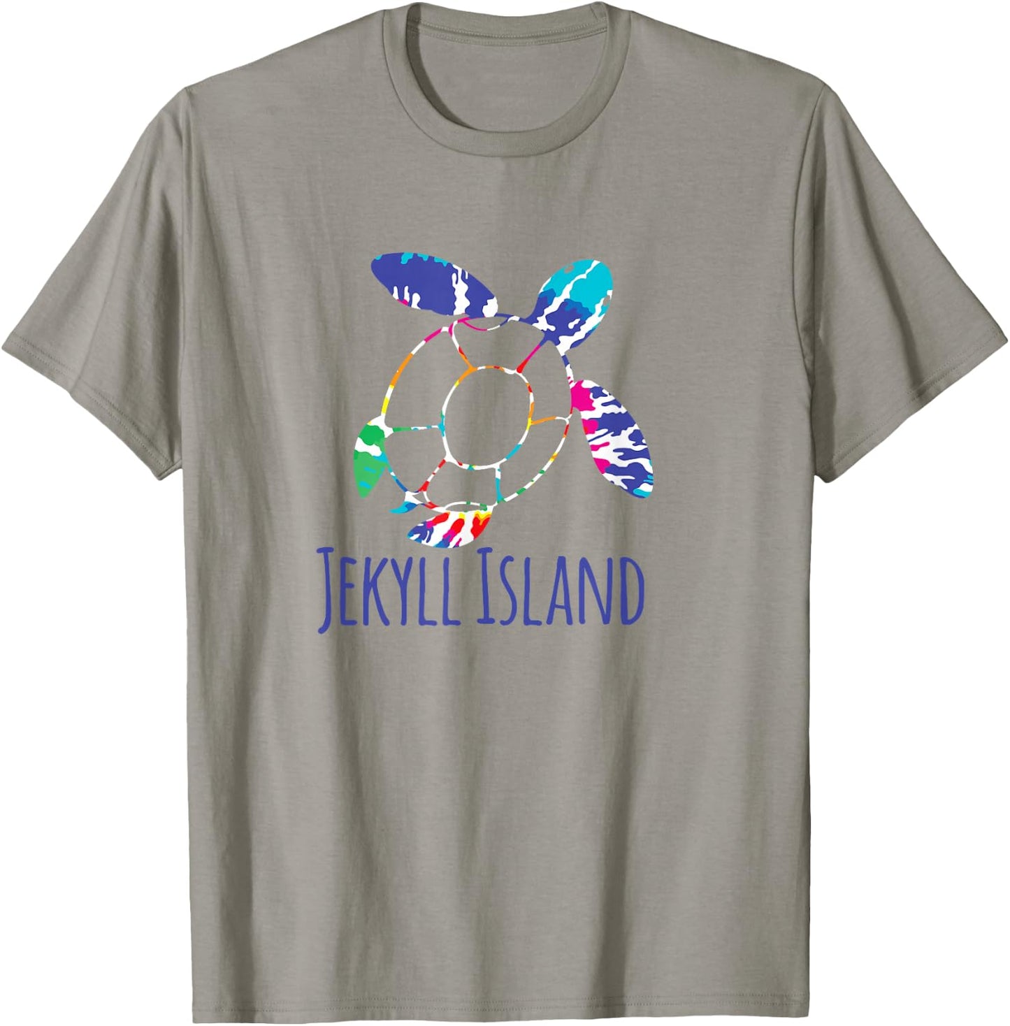 Jekyll Island Loggerhead Batik Tie Dye BOHO Coastal Turtle T-Shirt - T-Shirt | Sand