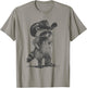 Racoon Cowboy Funny Racoon Graphic Meme Men Women T-Shirt - T-Shirt | Sand