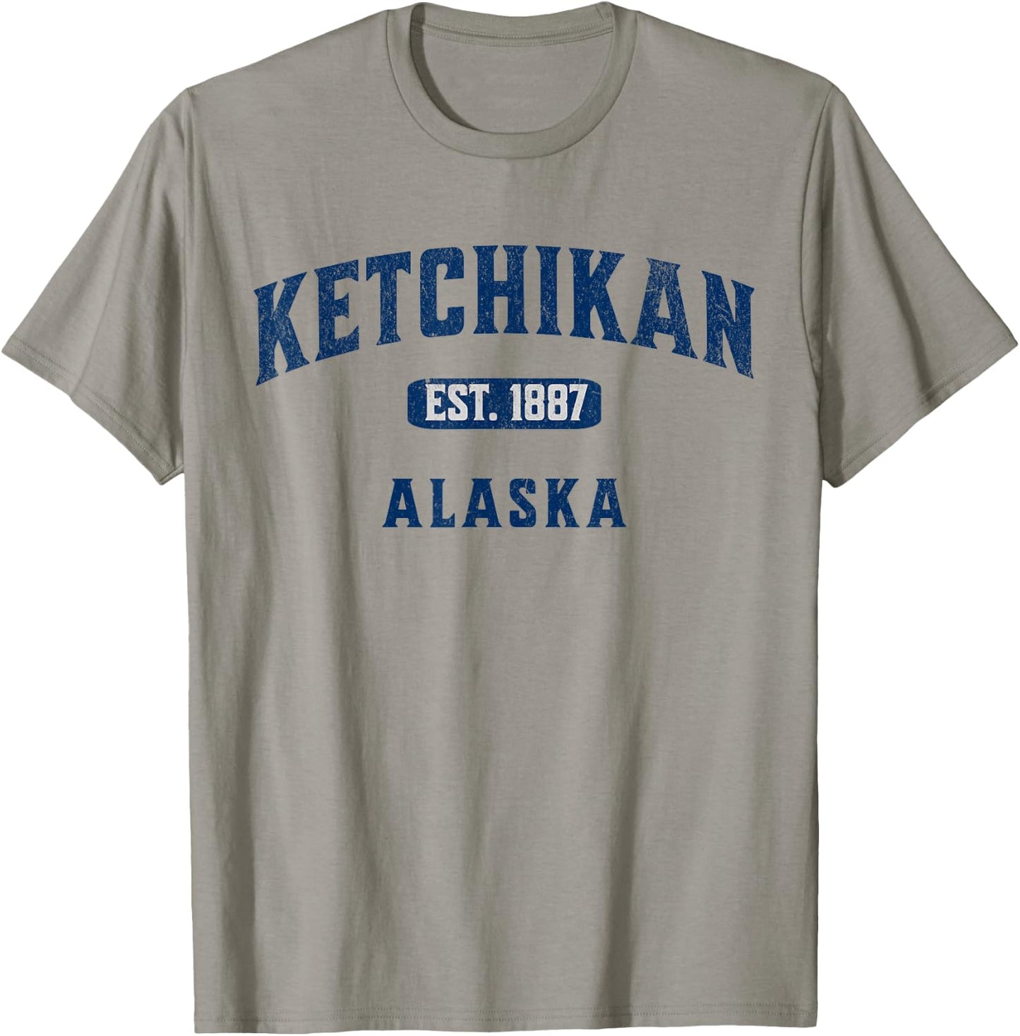 USA Vintage Merch Souvenir Visit Ketchikan Alaska T-Shirt - T-Shirt | Sand