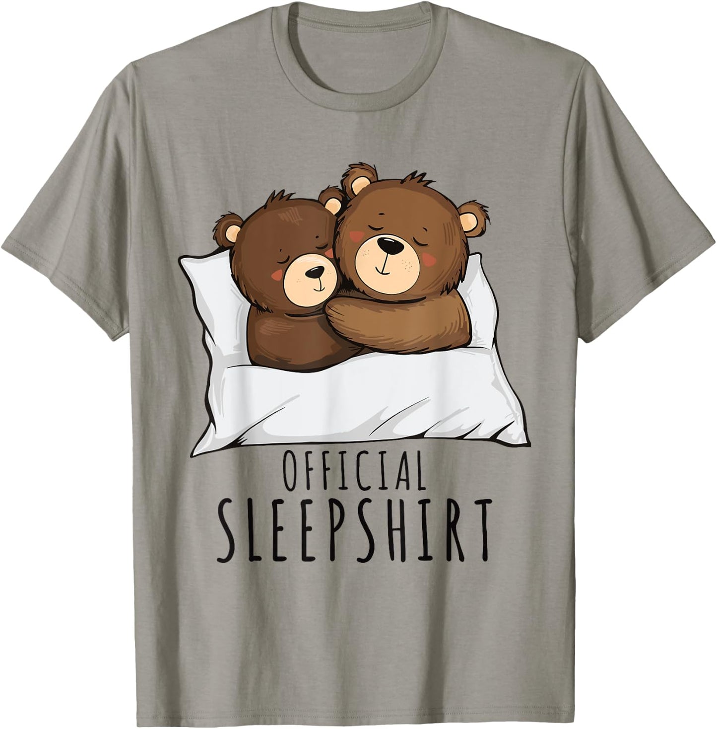 Bears Couples Pajama Bear Official Sleepshirt T-Shirt - T-Shirt | Sand
