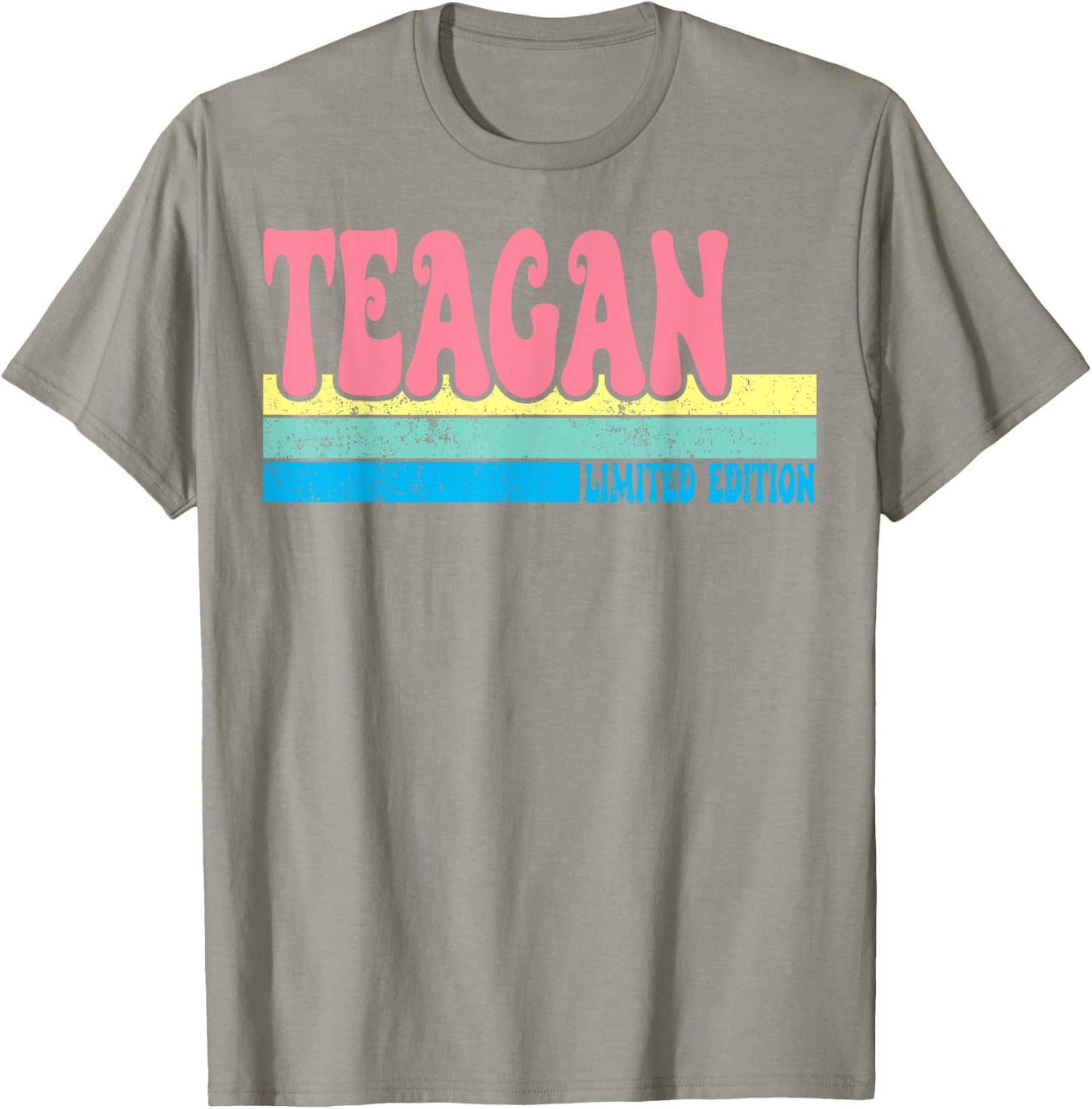 TEAGAN Name Personalized Cute Idea Groovy Women TEAGAN T-Shirt - T-Shirt | Sand