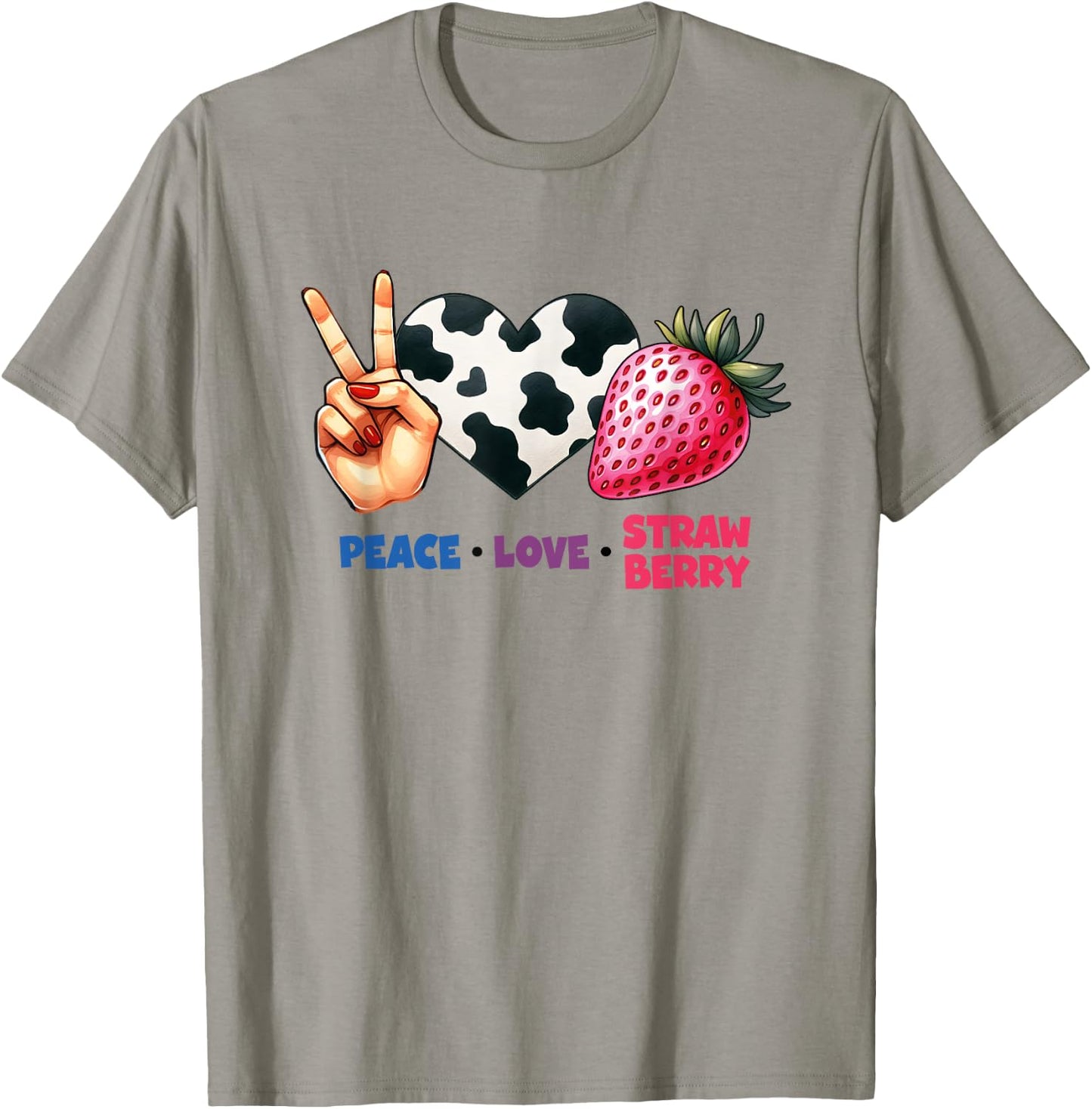 Strawberry Festival Wildflower T-Shirt - T-Shirt | Sand