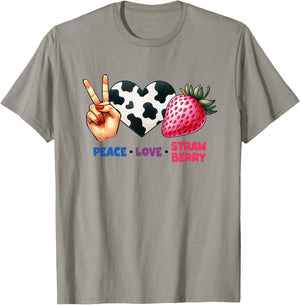 Strawberry Festival Wildflower T-Shirt - T-Shirt | Sand