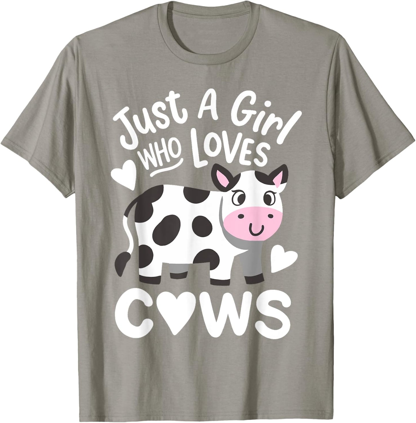Cow Just a Girl Who Loves Cows T-Shirt - T-Shirt | Sand