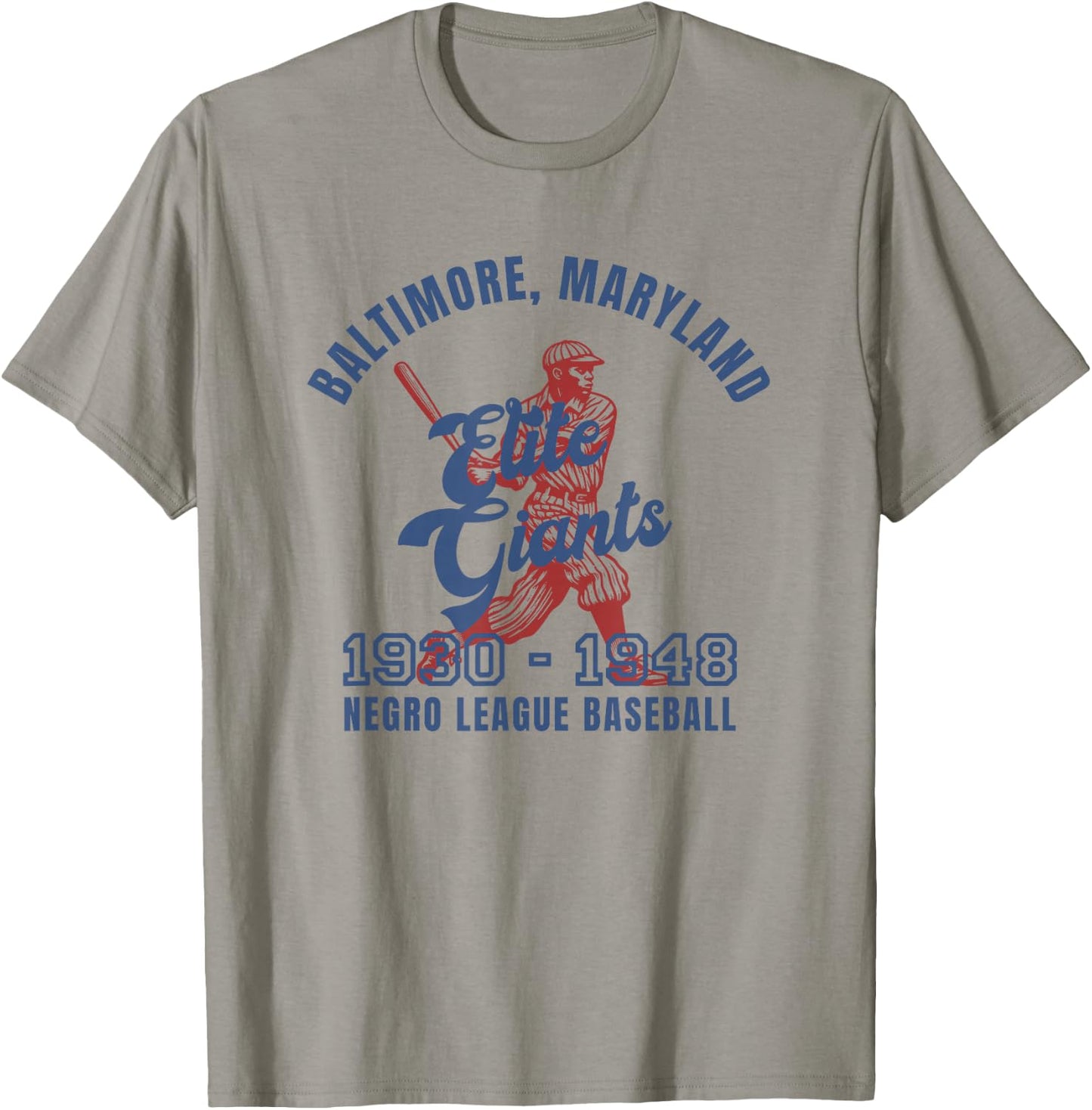 Vintage Baltimore Negro League Baseball Black History Month T-Shirt - T-Shirt | Sand