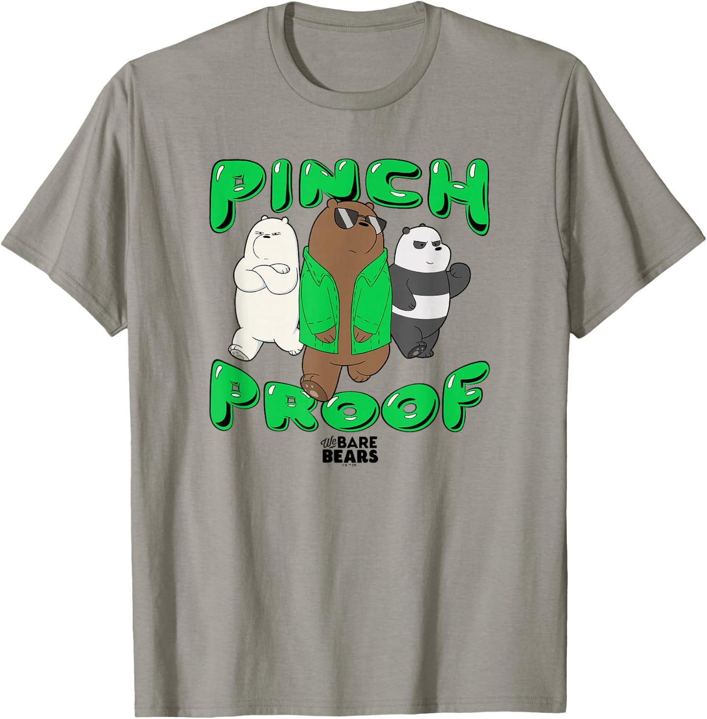 We Bare Bears St. Patrick's Day Pinch Proof Too Cool T-Shirt - T-Shirt | Sand