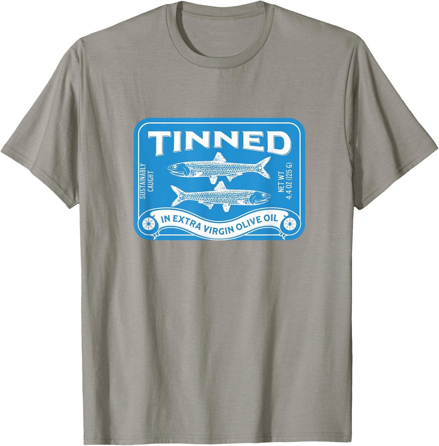Tinned fish tinned sardines tin fish Y2K Italian summer Men Women T-Shirt - T-Shirt | Sand