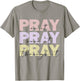 Christian Merch / Pray On It / Bible Verse Faith Prayer T-Shirt - T-Shirt | Sand