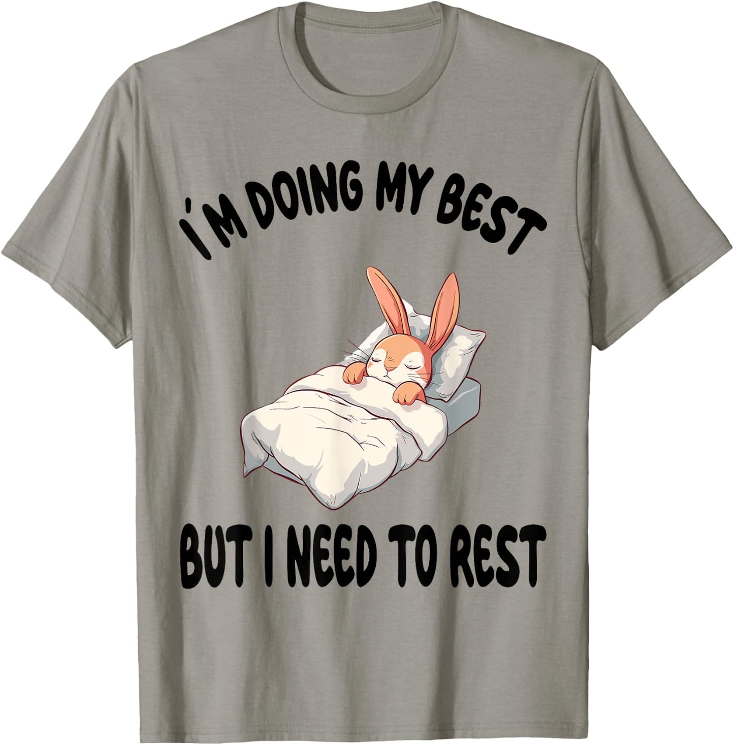 Bunny Rabbit Official Sleepshirt Pajamas Nightgown T-Shirt - T-Shirt | Sand