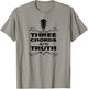 Three Chords &The Truth Country Folk Music Acoustic Guitar T-Shirt - T-Shirt | Sand