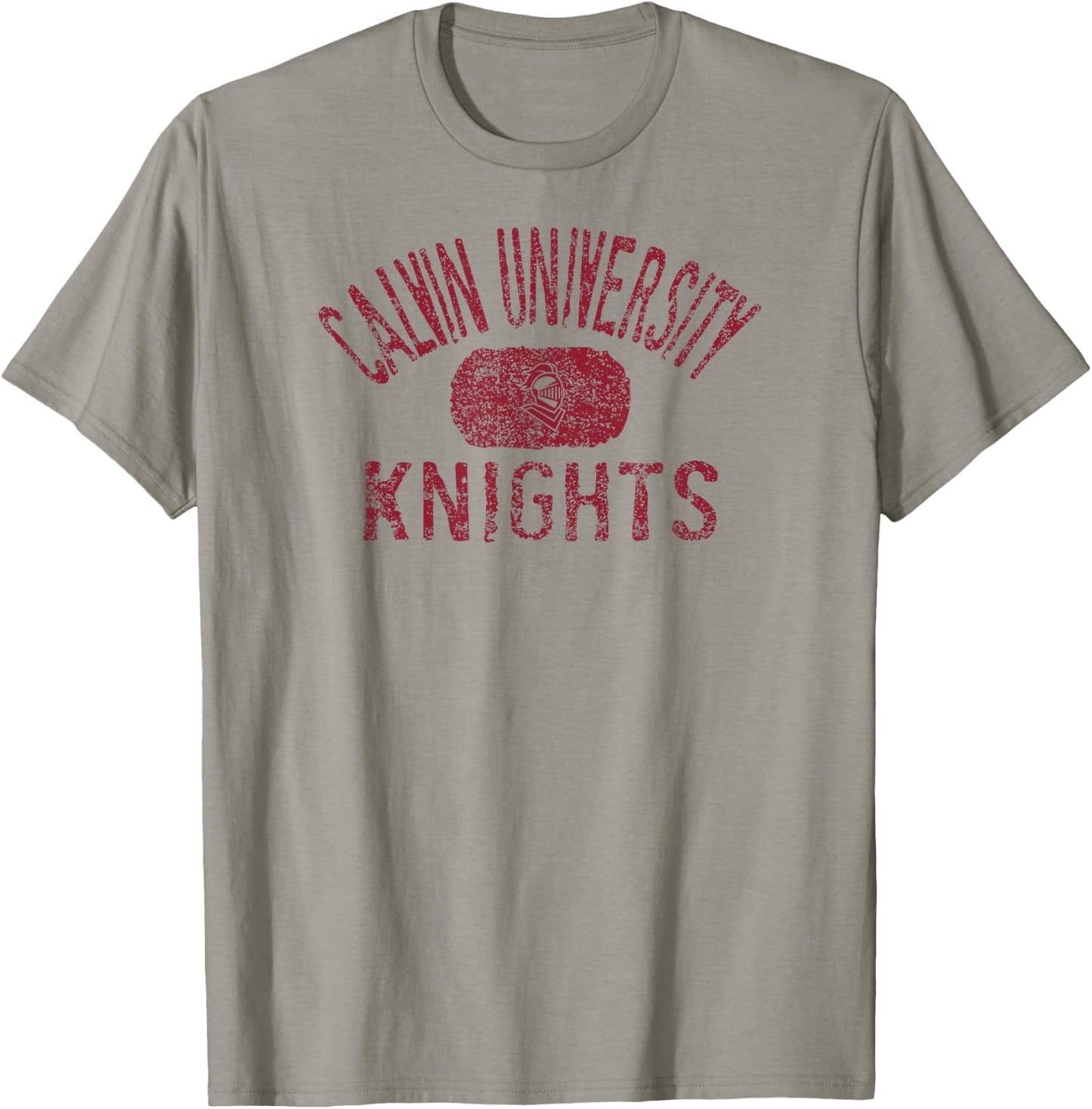 Calvin Knights Vintage Gray Officially Licensed T-Shirt - T-Shirt | Sand