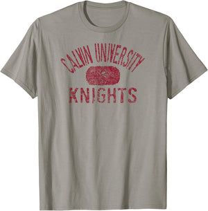 Calvin Knights Vintage Gray Officially Licensed T-Shirt - T-Shirt | Sand