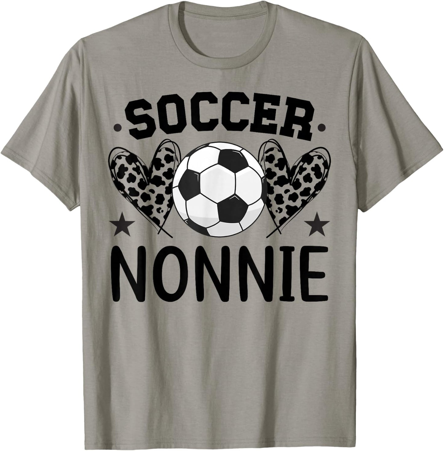 Soccer Nonnie Hearts Nonnie Of A Soccer Player Nonnie T-Shirt - T-Shirt | Sand