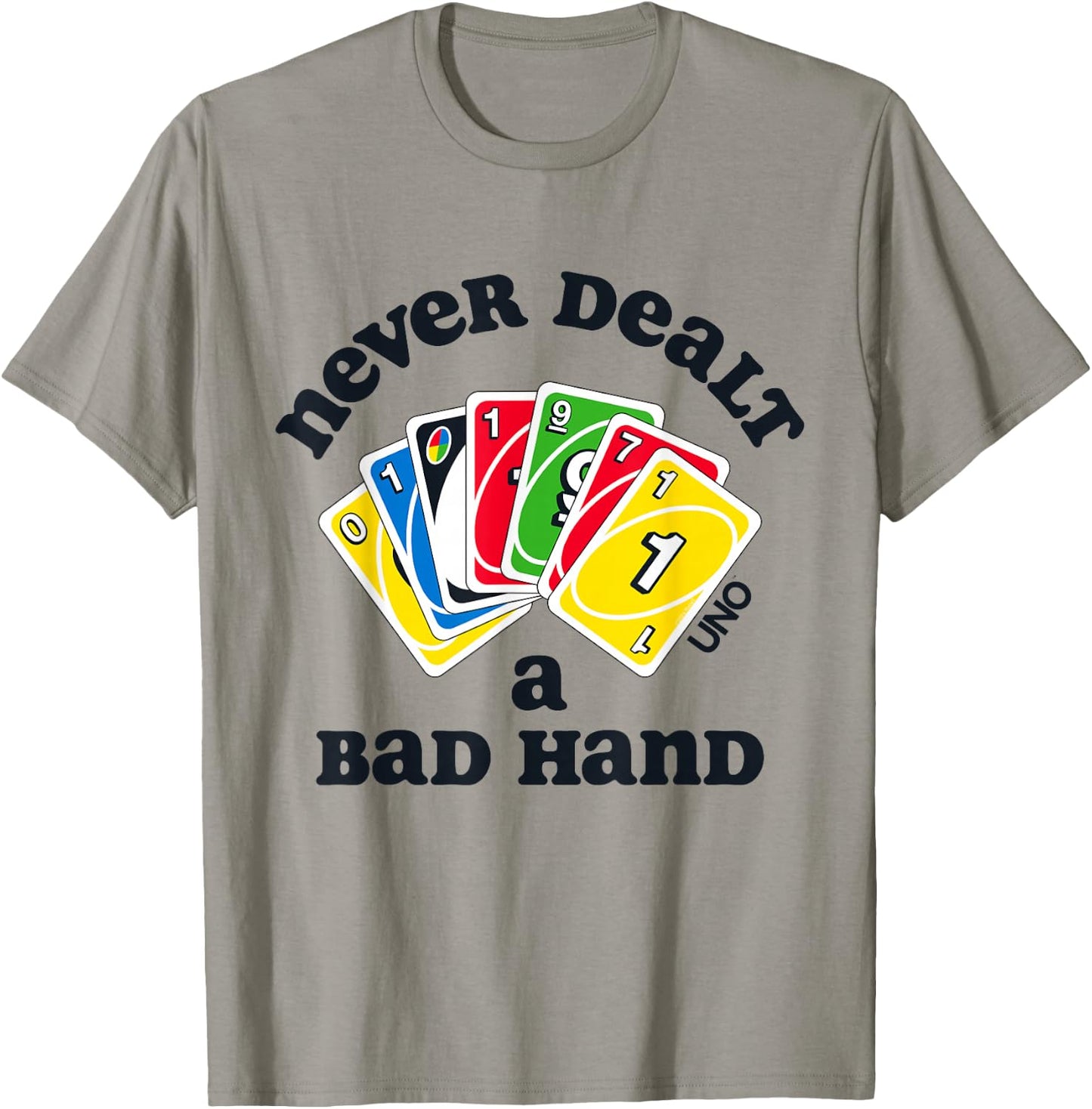 UNO - Never Dealt a Bad Hand T-Shirt - T-Shirt | Sand