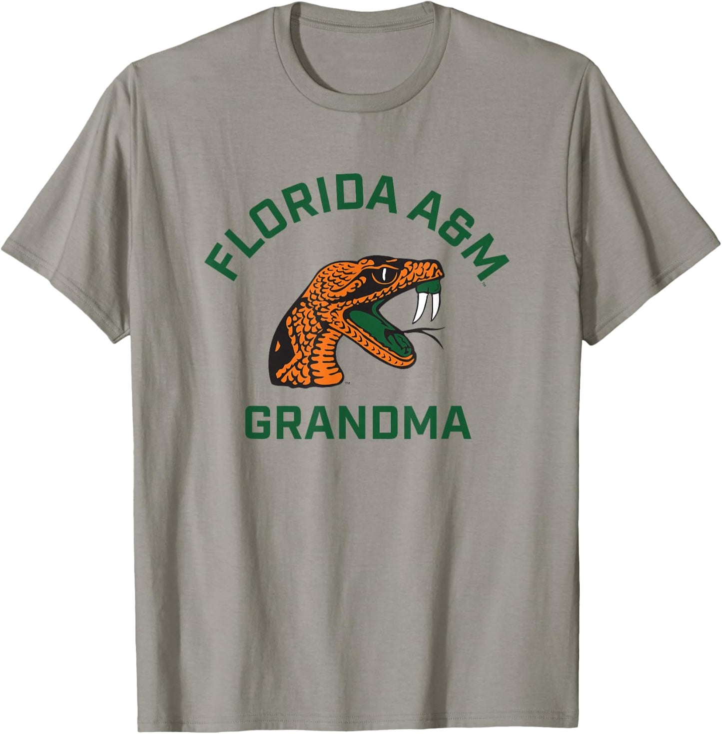 Florida A&M University FAMU Rattlers Arched Grandma T-Shirt - T-Shirt | Sand