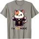 Cat-holic. Funny Catholic. Cute Priest Cat with Cross Men Women Girls Kids T-Shirt - T-Shirt | Sand