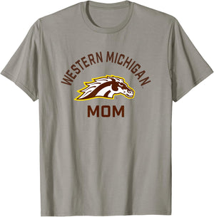 Western Michigan University Broncos Arched Mom T-Shirt - T-Shirt | Sand