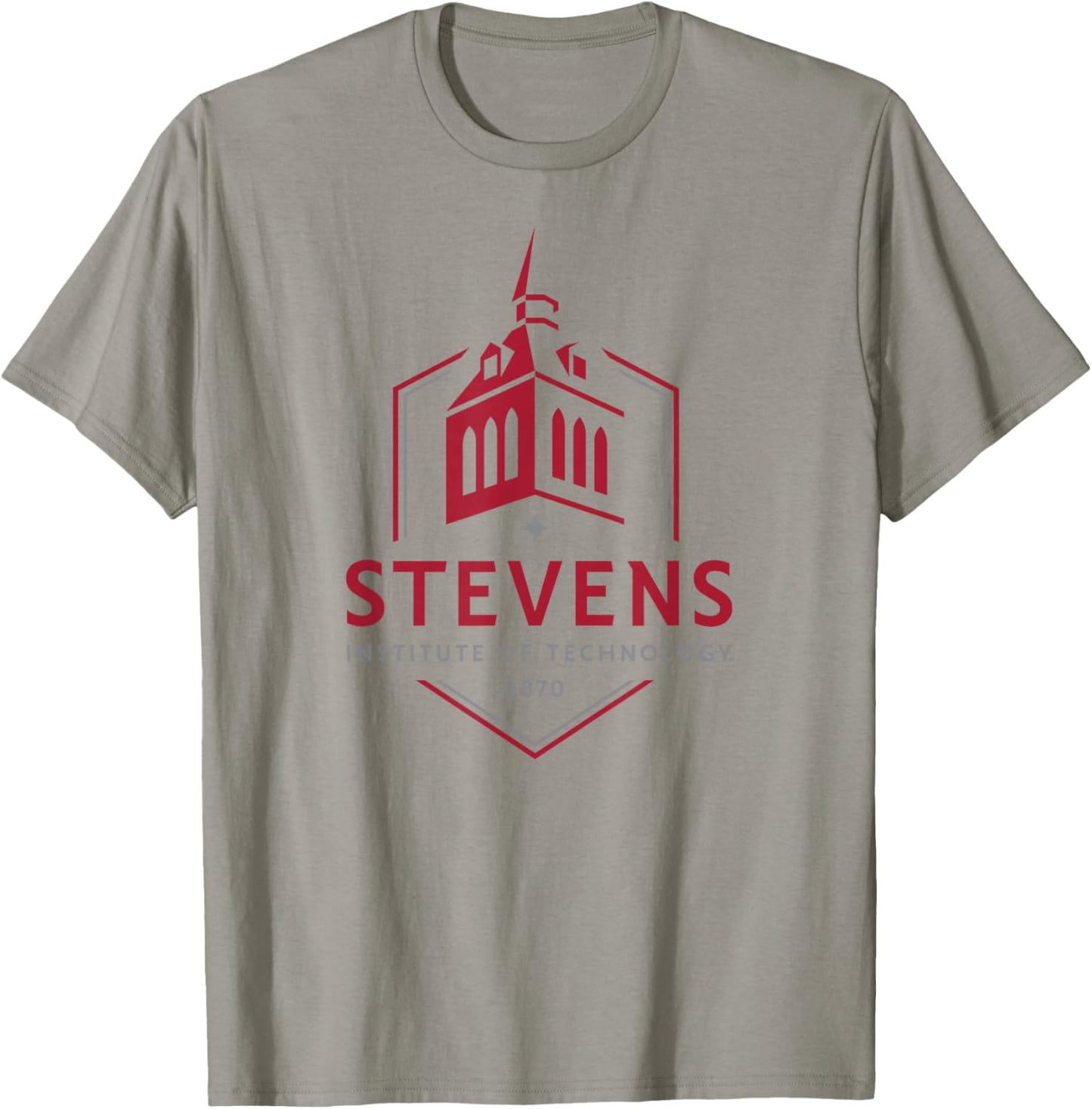 Stevens Institute of Technology Logo T-Shirt - T-Shirt | Sand