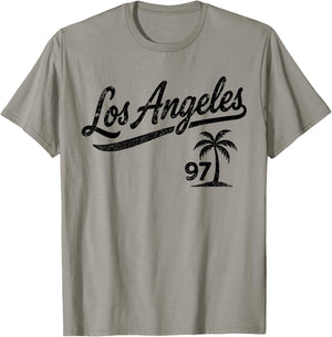 Los Angeles Script Vintage T-Shirt - T-Shirt | Sand