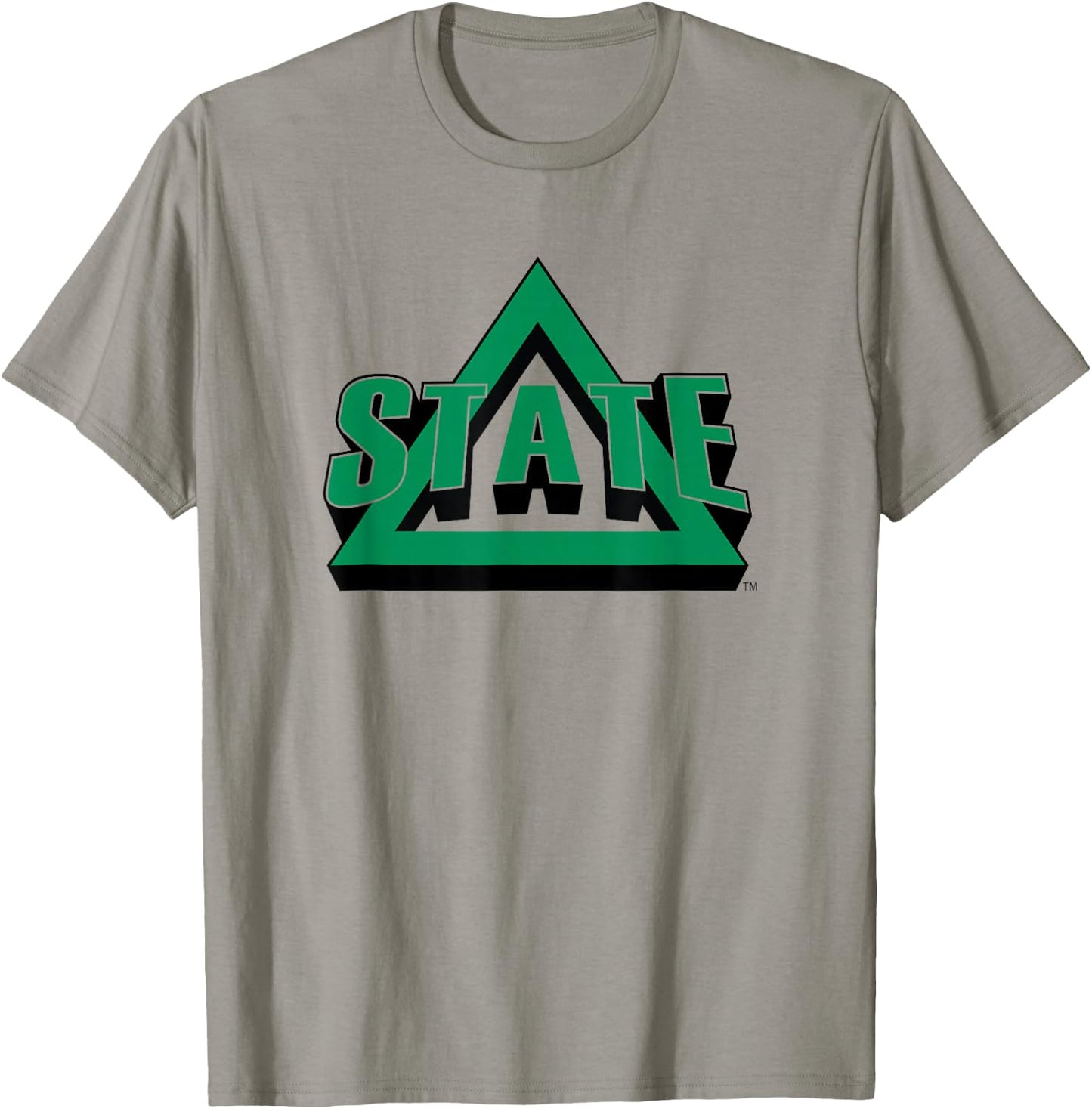 Delta State Statesmen Icon White Officially Licensed T-Shirt - T-Shirt | Sand