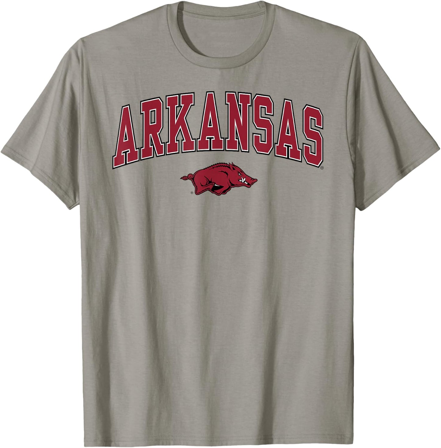 Arkansas Razorbacks Arch Over Officially Licensed T-Shirt - T-Shirt | Sand