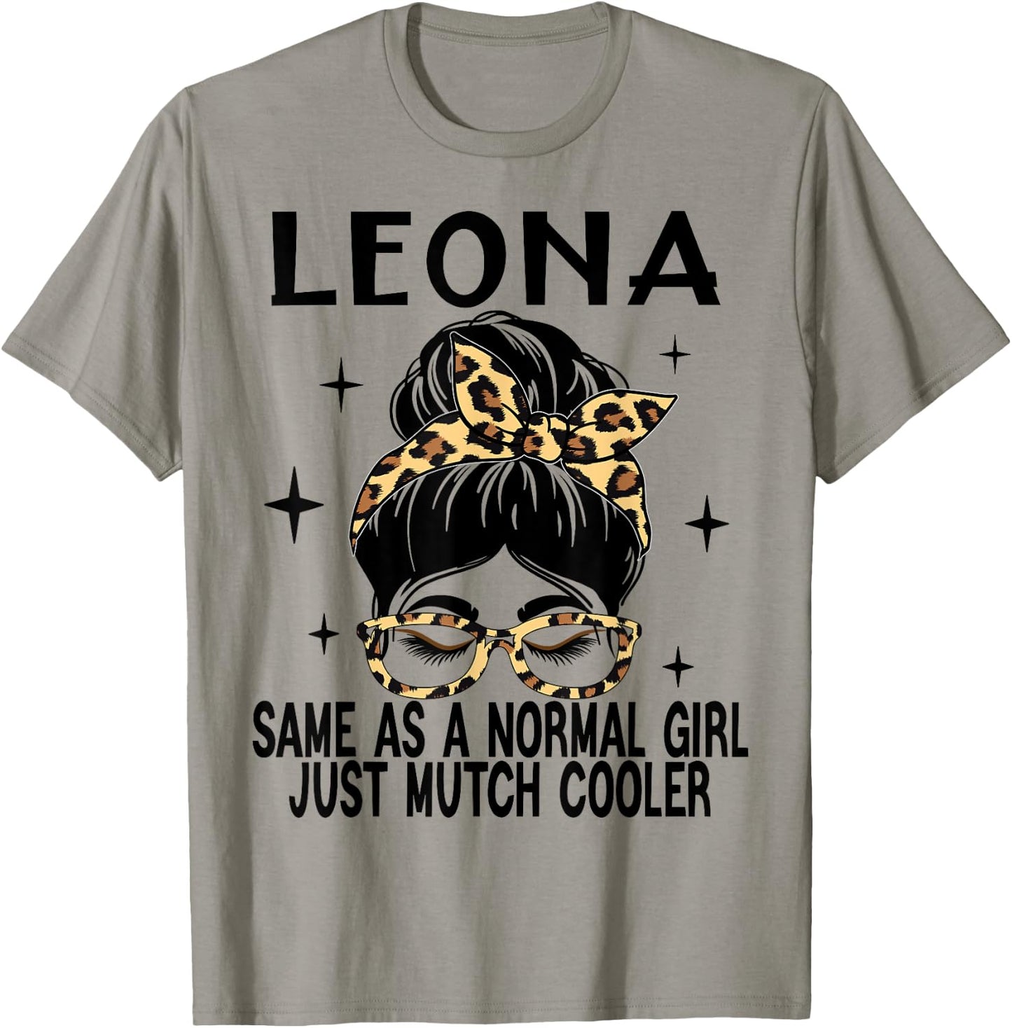 LEONA Costume Cute Definition Personalized Name LEONA T-Shirt - T-Shirt | Sand