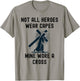 My hero wore a cross Jesus Christ Christian T-Shirt - T-Shirt | Sand