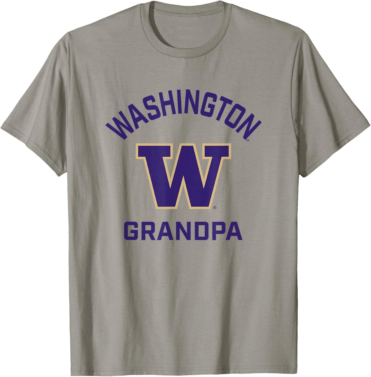 University of Washington Huskies Arched Grandpa T-Shirt - T-Shirt | Sand