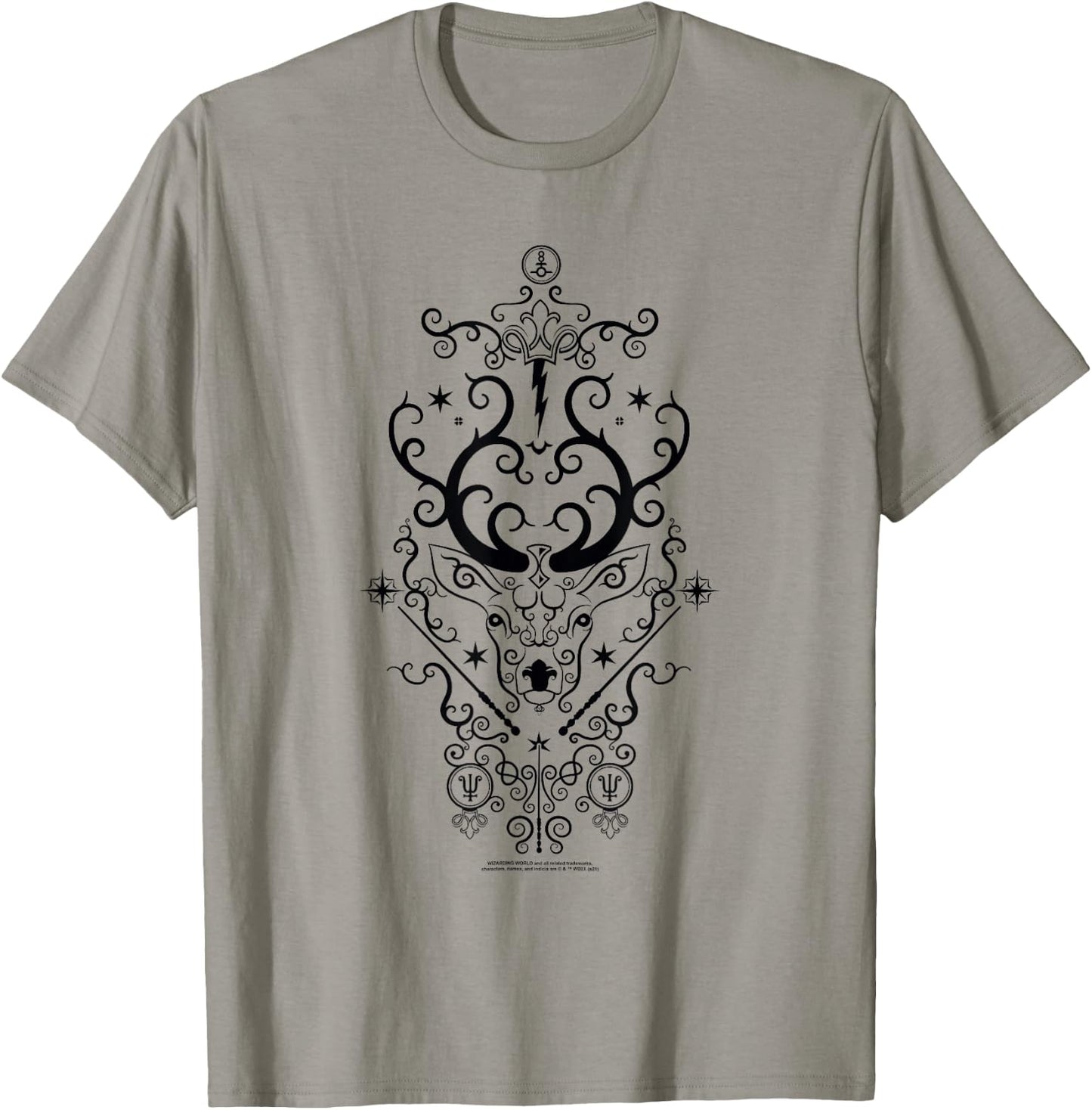 Harry Potter Stag Patronus T-Shirt - T-Shirt | Sand
