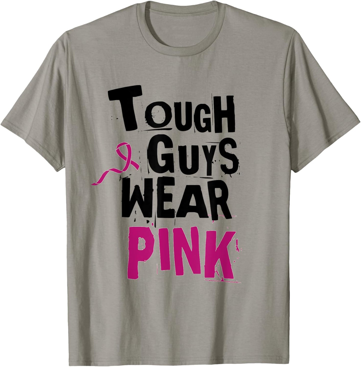 Breast Cancer Awareness Tough Guys Wear Pink , keds boys T-Shirt - T-Shirt | Sand