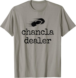 Chancla Dealer Retro Hispanic Heritage Month Mom Chancleta T-Shirt - T-Shirt | Sand