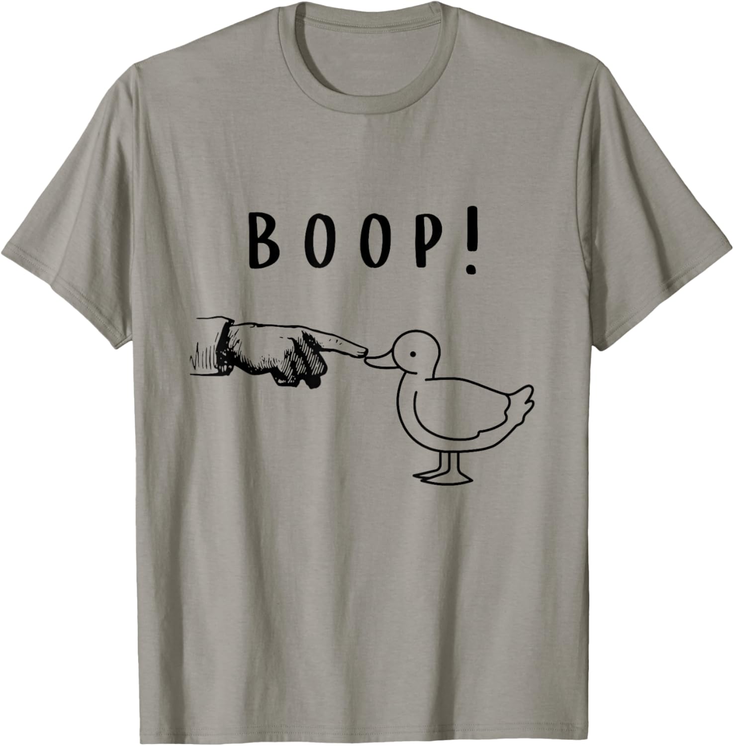 Duck Lover Funny Slogan Beak Boop Waterfowl Fowl Farmer T-Shirt - T-Shirt | Sand