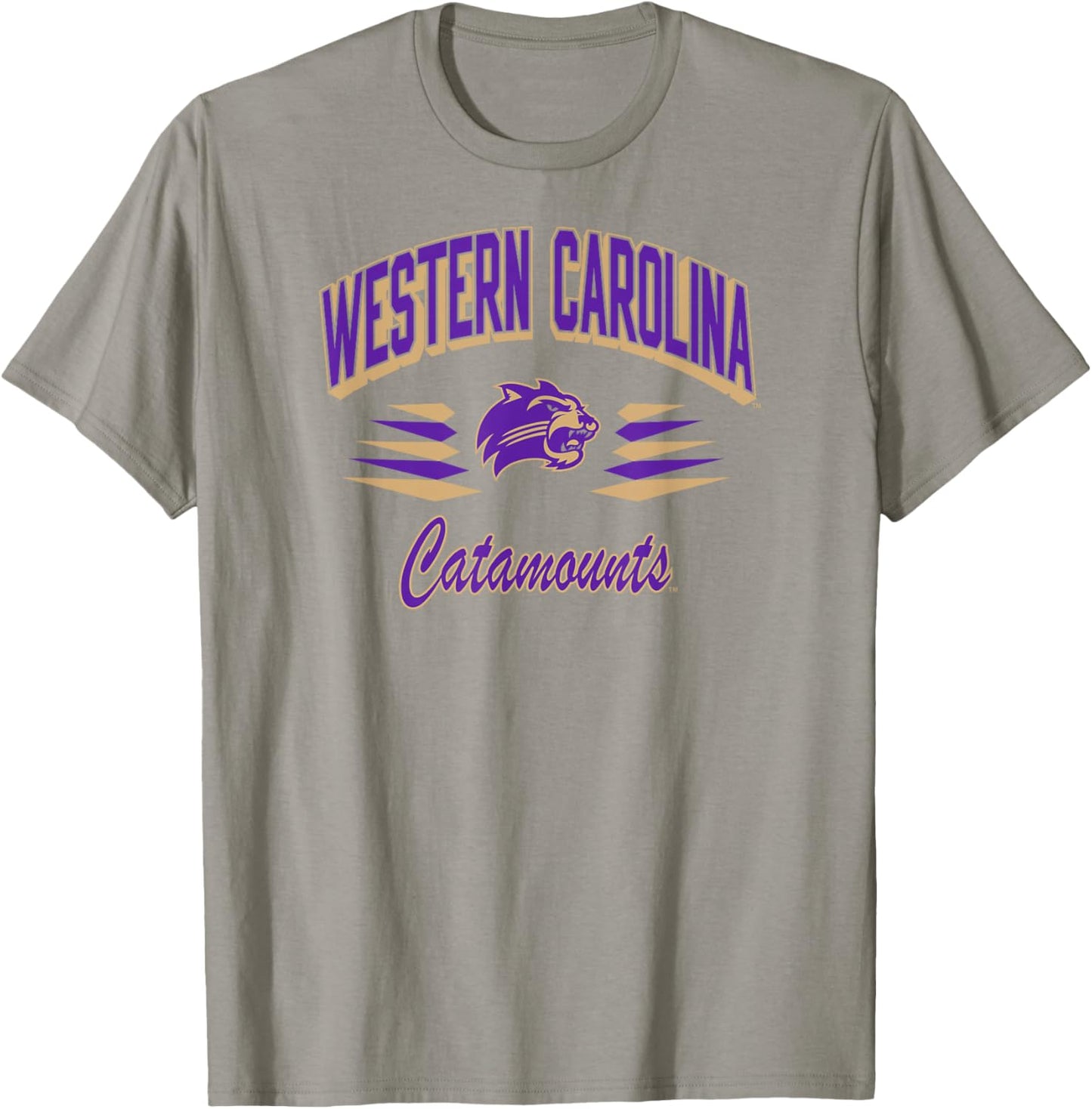 Western Carolina Catamounts Retro Diamond White T-Shirt - T-Shirt | Sand