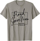 Proud Mom of Senior 2025 Celebrate Motherhood T-Shirt - T-Shirt | Sand
